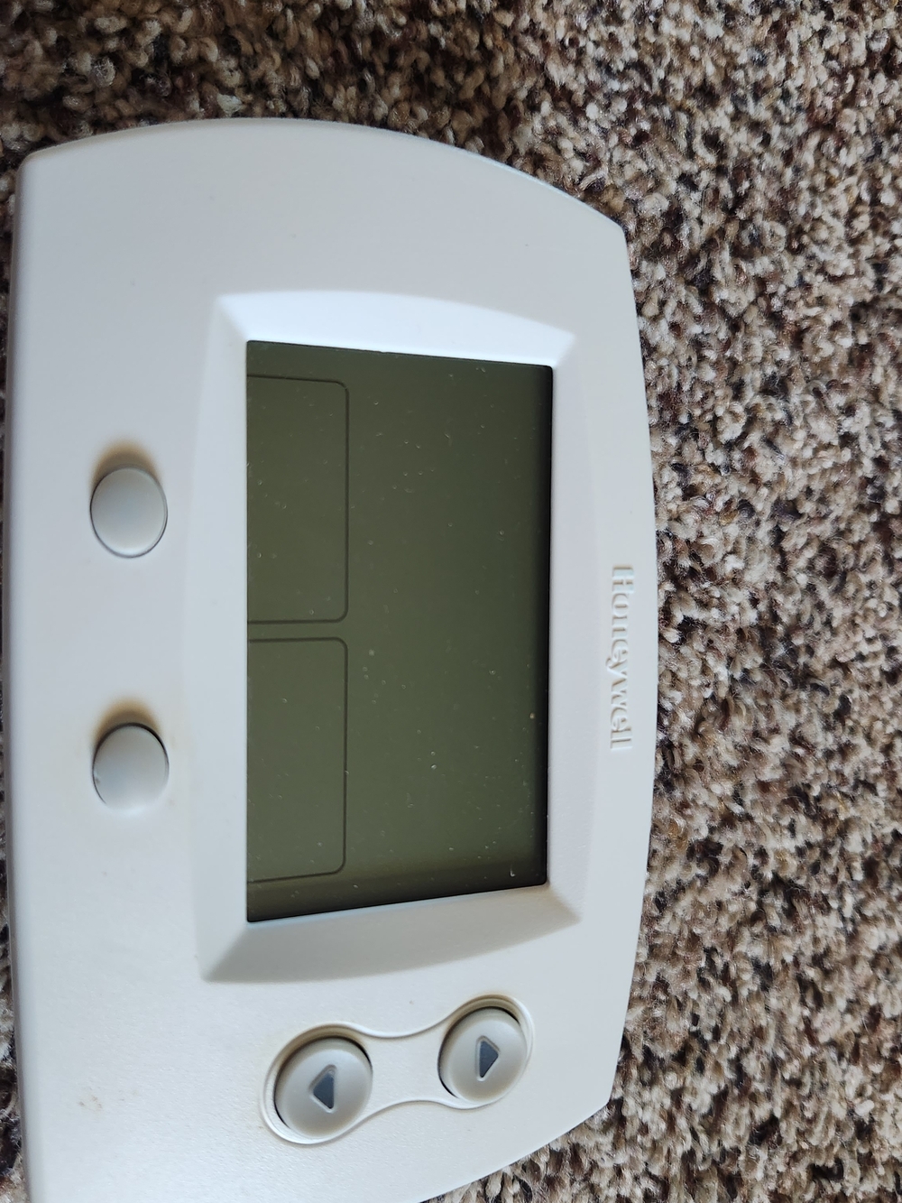 Honeywell White Digital Thermostat - Simple Two-Button Control